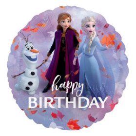 Balónek fóliový Frozen 2 Happy Birthday