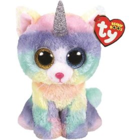 TY Boos HEATHER - bílá kočka 15 cm