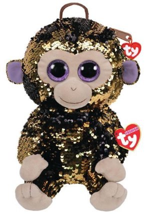 TY Fashion Sequins batůžek s otočnými flitry COCONUT - opička