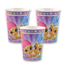 Papírové kelímky Shimmer & Shine objem 0,25 l, 8 ks