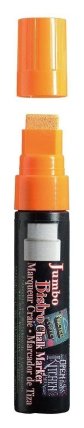 Marvy 481-f7 Křídový popisovač fluo oranový 2-15 mm