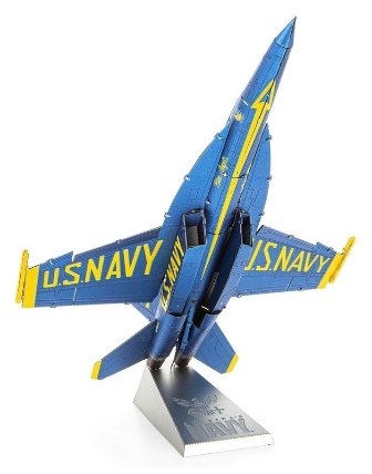 Metal Earth F-18 Super Hornet Blue Angel