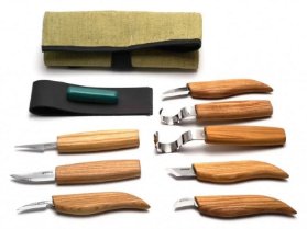 Řezbářský set - 8 typů nožů