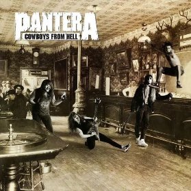 LP Pantera - Cowboys From Hell (White and Brown Marbled Vinyl)