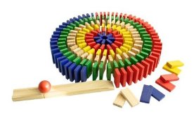 Domino barevné 400 dílků