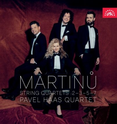 CD Martinů: Smyčcové kvartety č. 2, 3, 5, 7