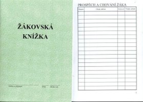 Žákovská knížka ZELENÁ pro 1. a 2. stupeň ZŠ