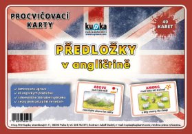 Procvičovací karty - Anglické předložky