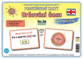 Procvičovací karty - Určování času v angličtině