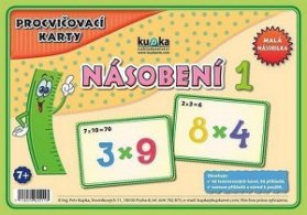 Procvičovací karty - násobení 1 (malá násobilka)