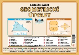Sada 24 karet - geometrické útvary