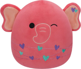 Squishmallows Růžový slon - Kyla 13 cm