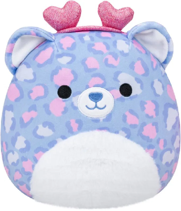 Squishmallows Fialový leopard - Noam 20 cm