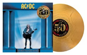 LP AC/DC - Who Made Who (Limited Coloured Gold Metallic Vinyl)