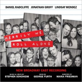 2 LP New Broadway Cast: Merrily We Roll Along 