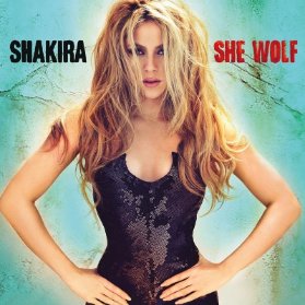 2LP Shakira - She Wolf (Sea Glass & Turquoise Swirls vinyl)