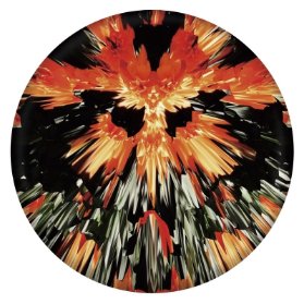 Silikónový létající talíř Wingman Pro, 210 mm - Flames
