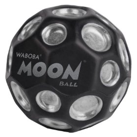 Hyperskákavý míček 63 mm Dark side of the Moon Ball - černá/stříbrná