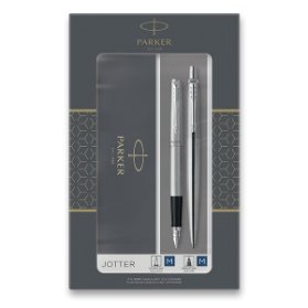 Parker Jotter Stainless Steel CT sada kuličková tužka a plnicí pero