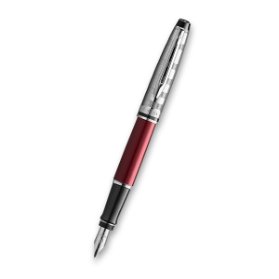 Waterman Expert Deluxe Dark Red CT plnicí pero hrot M