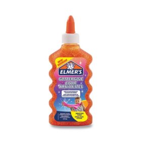 Lepidlo ELMER´S Glitter Glue 177 ml, výběr barev oranžové