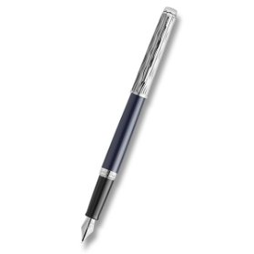 Waterman Hémisphére Made in France DLX Blue CT plnicí pero hrot F