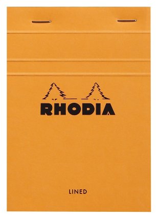 Poznámkový blok Basics N°13 A6, linkovaný, 80l, 80g, oranžový