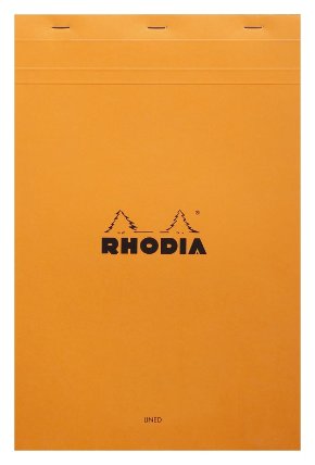 Poznámkový blok Basics N°19 A4+, linkovaný, 80l, 80g, oranžový