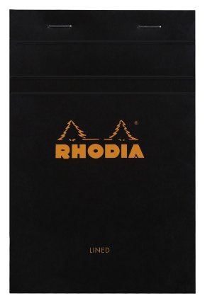 Poznámkový blok Basics N°14, linkovaný, 80l, 80g, černý