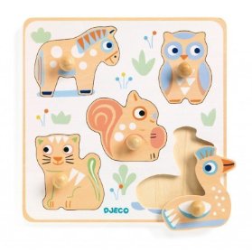 Puzzle Pastelová zvířátka
