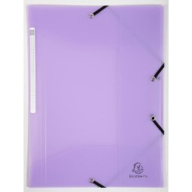Spisové desky s gumičkou Pastel, A4 fialové