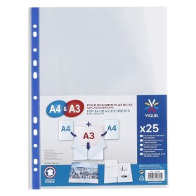 Viquel PP kapsa A3-A4 lesklá, 25 ks