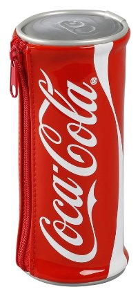 Penál plechovka Coca-Cola červený