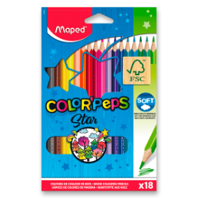 Pastelky Maped Color'Peps 18 barev