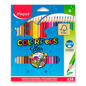 Pastelky Maped Color'Peps 24 barev