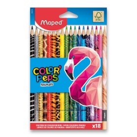 Pastelky Maped Color´Peps Animals 18 barev