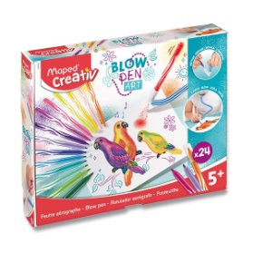 Sada Maped Creativ Blowpen Pop´Art Foukací pero 24 barev