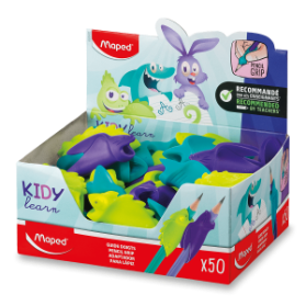 Nástavec na tužku Finger Guide Maped Kidy Learn Grip shark, mix barev