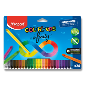 Pastelky Maped Color'Peps Infinity 24 barev