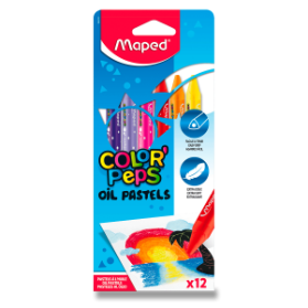 Olejové pastely Maped Color'Peps Oil Pastels 12 barev