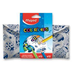 Pouzdro na psací potřeby Color’Peps Pencil Case 24 ks