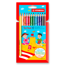 Pastelky Stabilo Trio 12 barev