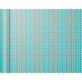 Bal. papír Tiny Roll Flowers-blue, 80g, 5x0,35m