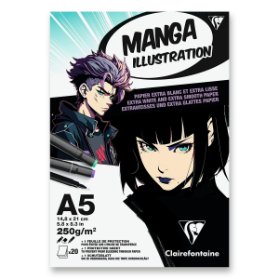 Blok Clairefontaine Manga Illustration A5