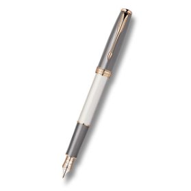 Parker Sonnet Subtle Grey Pearl 18K plnící pero, hrot F