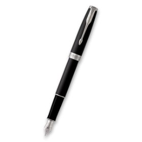 Parker Sonnet Matte Black CT plnicí pero hrot F