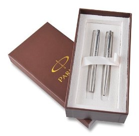 Parker Jotter Stainless Steel CT sada plnicí pero a kuličková tužka