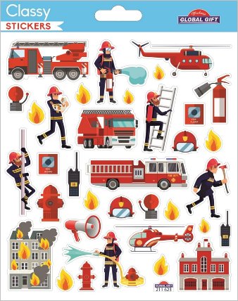 Samolepky Fire fighters