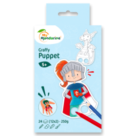 Omalovánky Avenue Mandarine Graffy Puppet Draci a rytíři