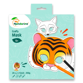 Omalovánky Avenue Mandarine Graffy Pop Mask Zvířátka
